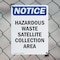 Signmission Hazardous Waste Satellite Collection OSHA Notice Sign, Plastic, 7in W x 10in L, 2PK OS-2PACK-NS-P-710-V-13344 - alternate 5